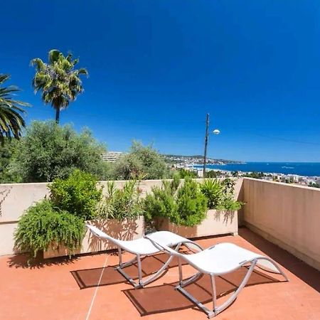 Relaxing Place With Wonderful View...Calme Avec Vue Magnifique Sur La Baie Des Anges, Mais En Campagne A 12 Minutes De La Promenade Des Anglais Nice Bagian luar foto